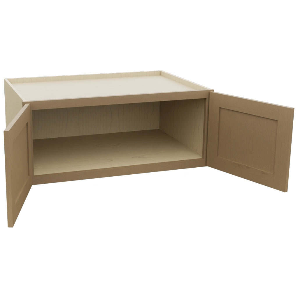 Fabuwood Galaxy Truffle W361524 Wall Deep Cabinet, Open View