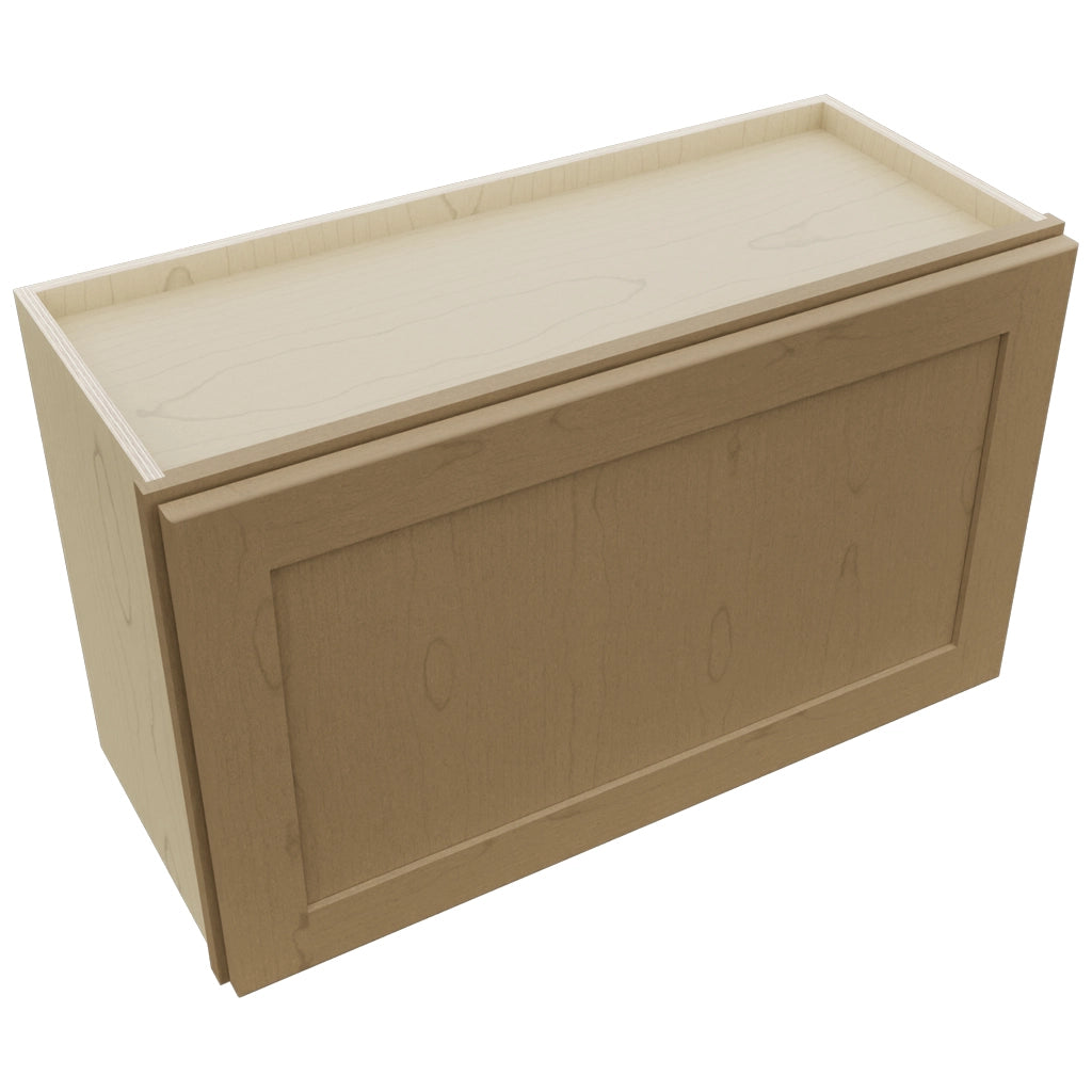 Fabuwood Galaxy Truffle WAC3018 Wall Appliance Cabinet, Top View