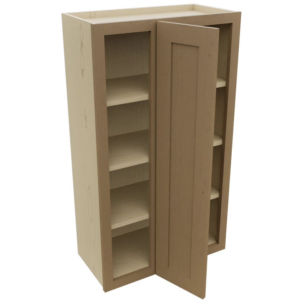 Fabuwood Galaxy Truffle WBC2442 Wall Corner Blind Cabinet, Open View