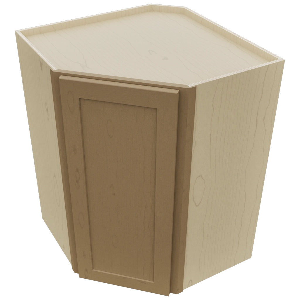 Fabuwood Galaxy Truffle WDC2736 Wall Corner Diagonal Cabinet, Top View