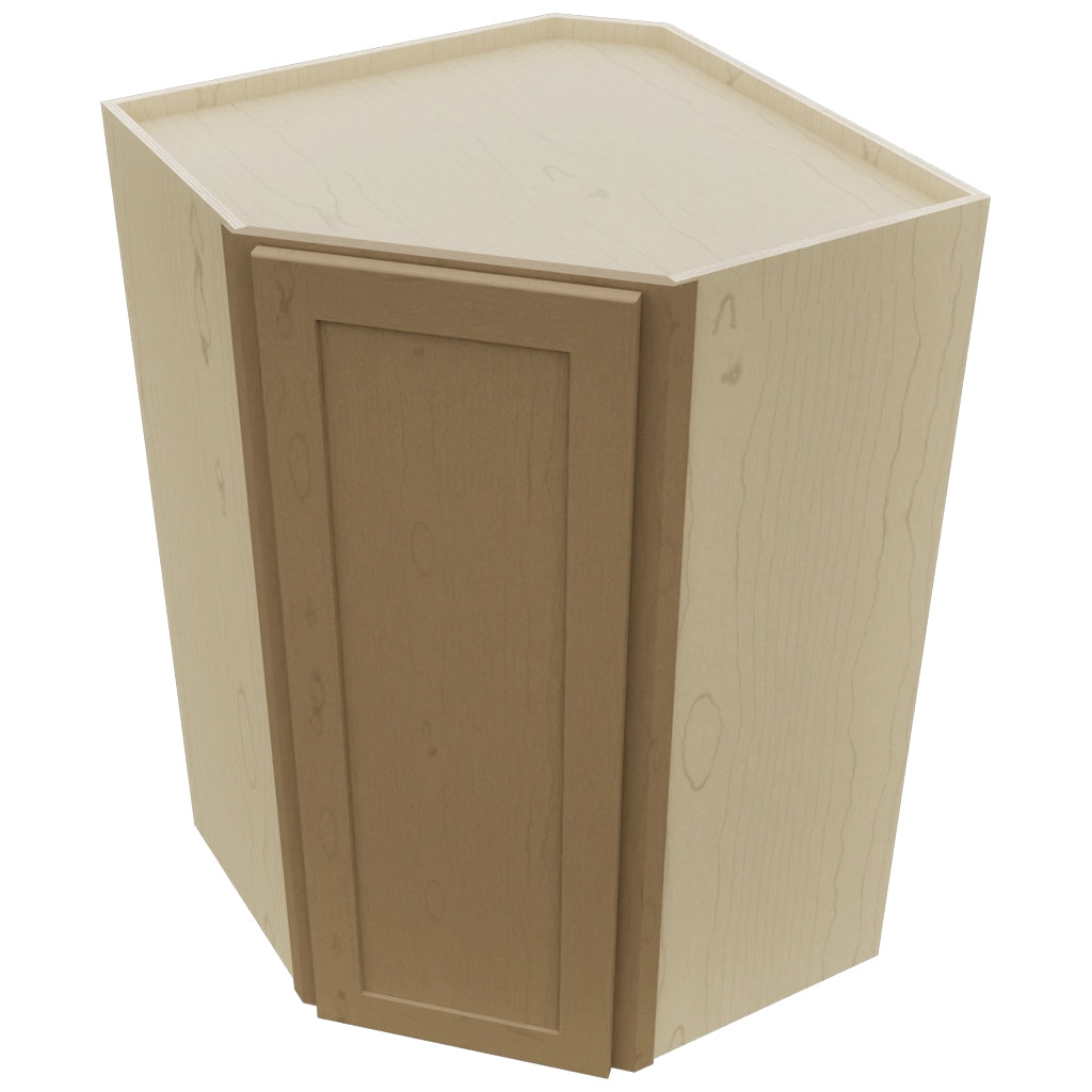 Fabuwood Galaxy Truffle WDC2742 Wall Corner Diagonal Cabinet, Top View