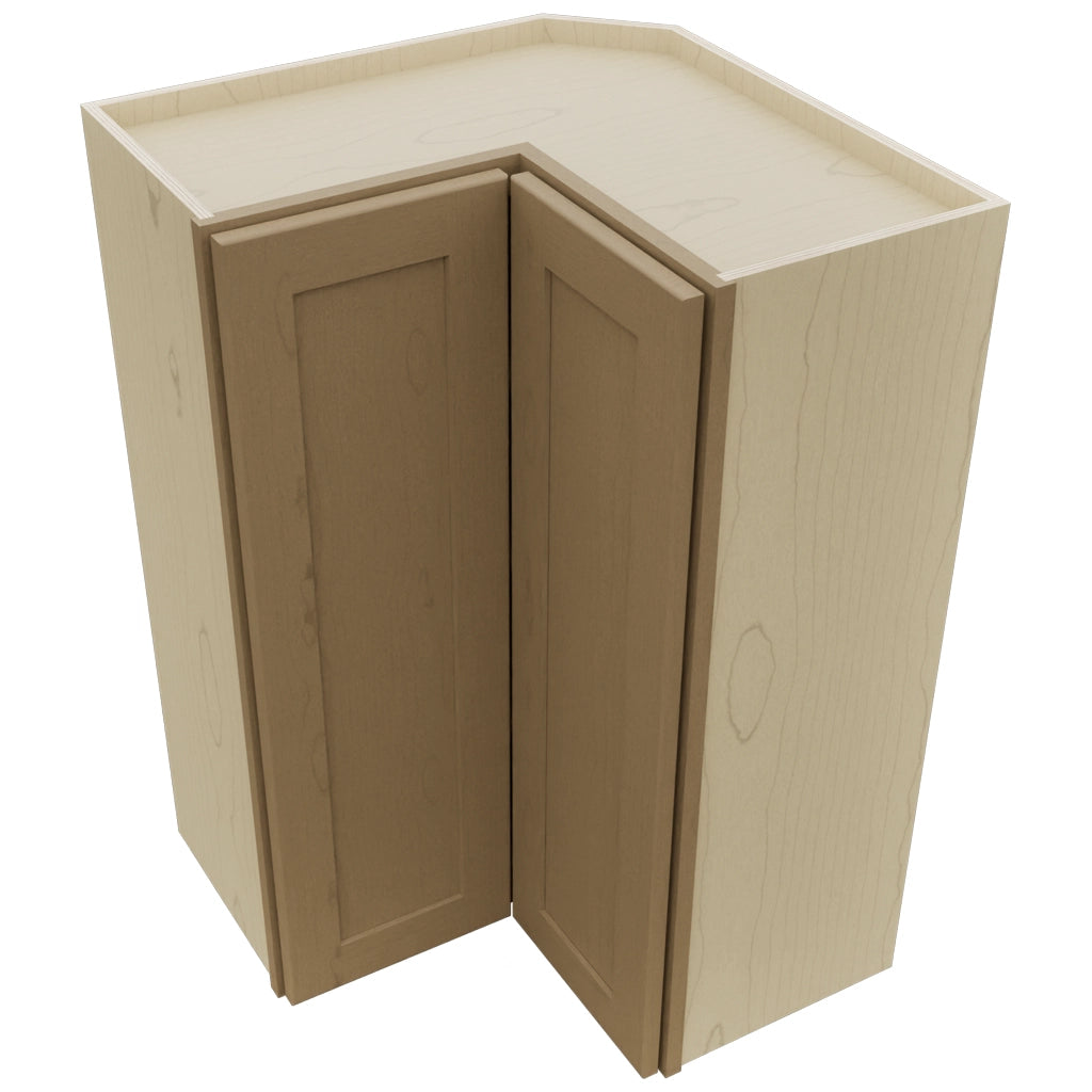 Fabuwood Galaxy Truffle WPC2436 Wall Corner Pie Cabinet, Top View