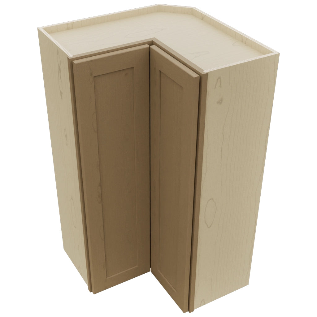 Fabuwood Galaxy Truffle WPC2442 Wall Corner Pie Cabinet, Top View