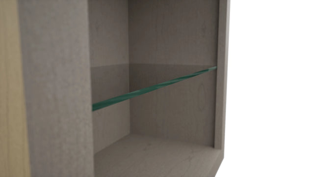 Fabuwood Horizon NDW2430 Wall Standard No Door Cabinet, Detail View