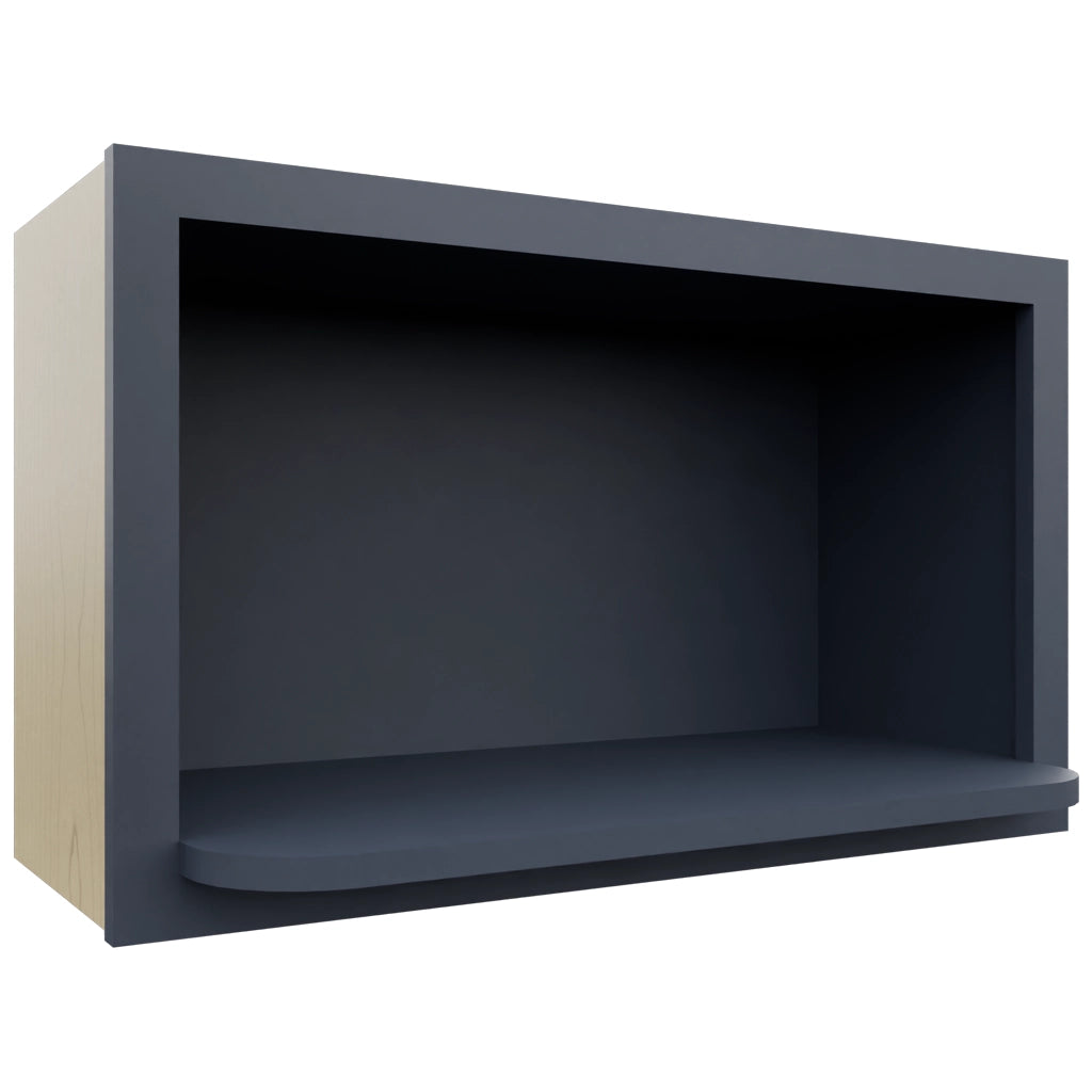 MW3018 ( Wall | Microwave Shelf Cabinet - 3"W X 18"H X 12"D ) | Indigo