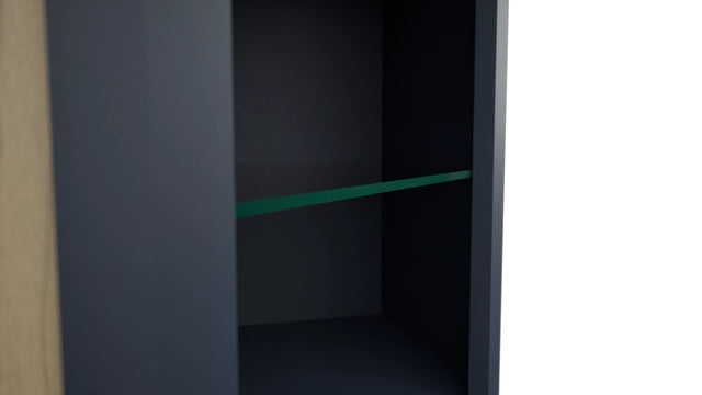 Fabuwood Indigo NDWDC2430 Wall Corner Diagonal No Door Cabinet, Detail View