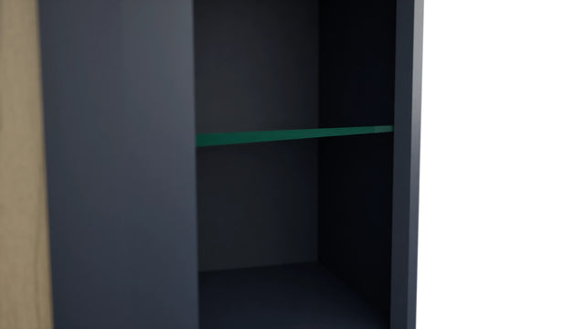 Fabuwood Indigo NDWDC2442 Wall Corner Diagonal No Door Cabinet, Detail View