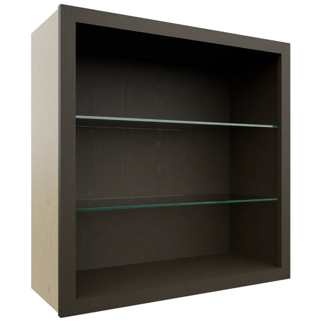 Fabuwood Kona NDW3030 Wall Standard No Door Cabinet, Front View
