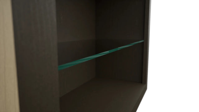 Fabuwood Kona NDW3030 Wall Standard No Door Cabinet, Detail View
