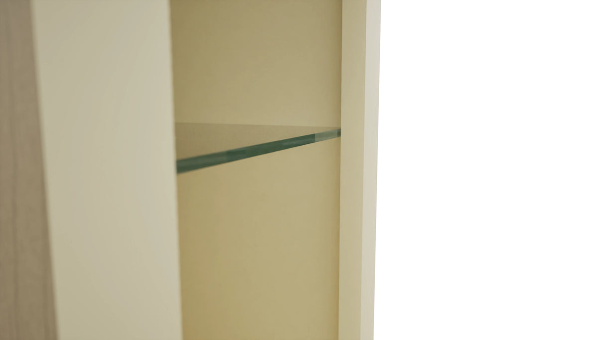 Fabuwood Linen NDW1242 Wall Standard No Door Cabinet, Detail View
