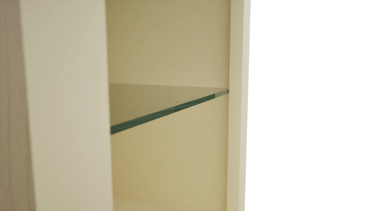 Fabuwood Linen NDW1539 Wall Standard No Door Cabinet, Detail View