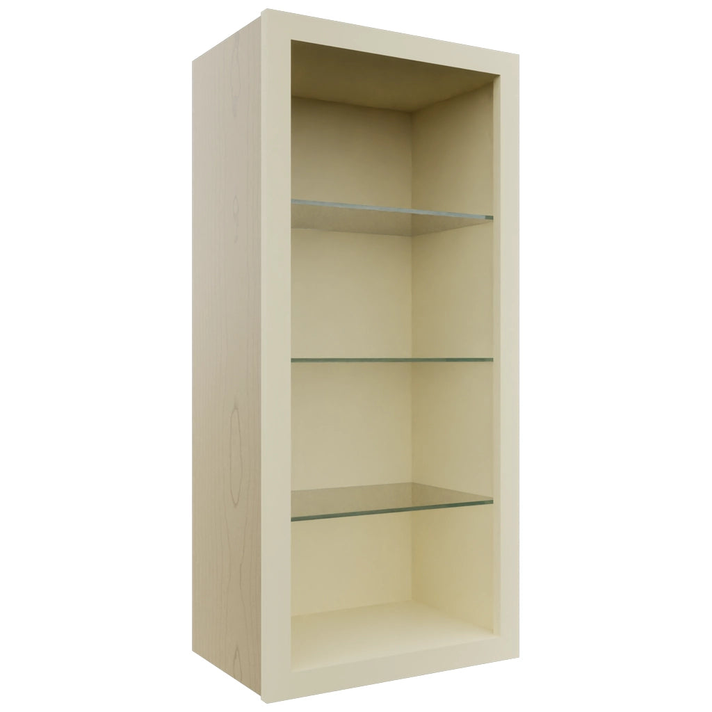 Fabuwood Linen NDW1839 Wall Standard No Door Cabinet, Front View
