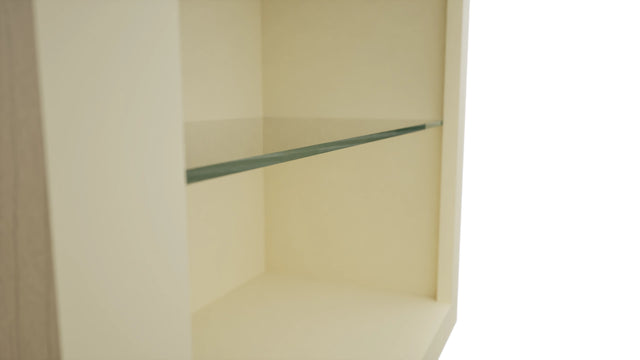 Fabuwood Linen NDW2442 Wall Standard No Door Cabinet, Detail View