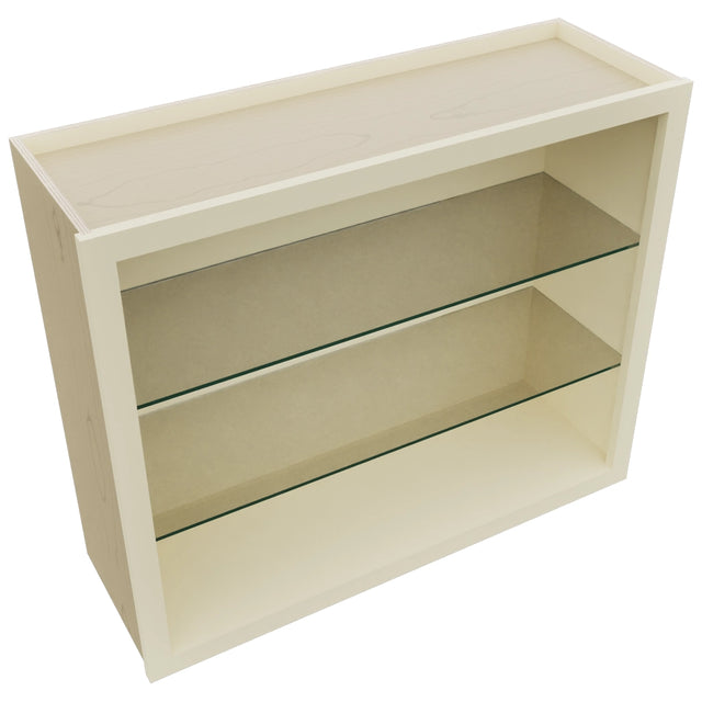 Fabuwood Linen NDW3630 Wall Standard No Door Cabinet, Top View