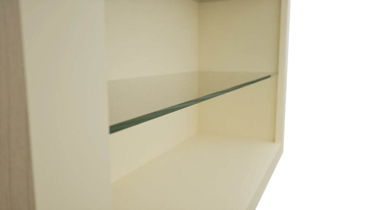 Fabuwood Linen NDW3639 Wall Standard No Door Cabinet, Detail View