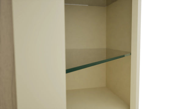 Fabuwood Linen NDWDC2436 Wall Corner Diagonal No Door Cabinet, Detail View