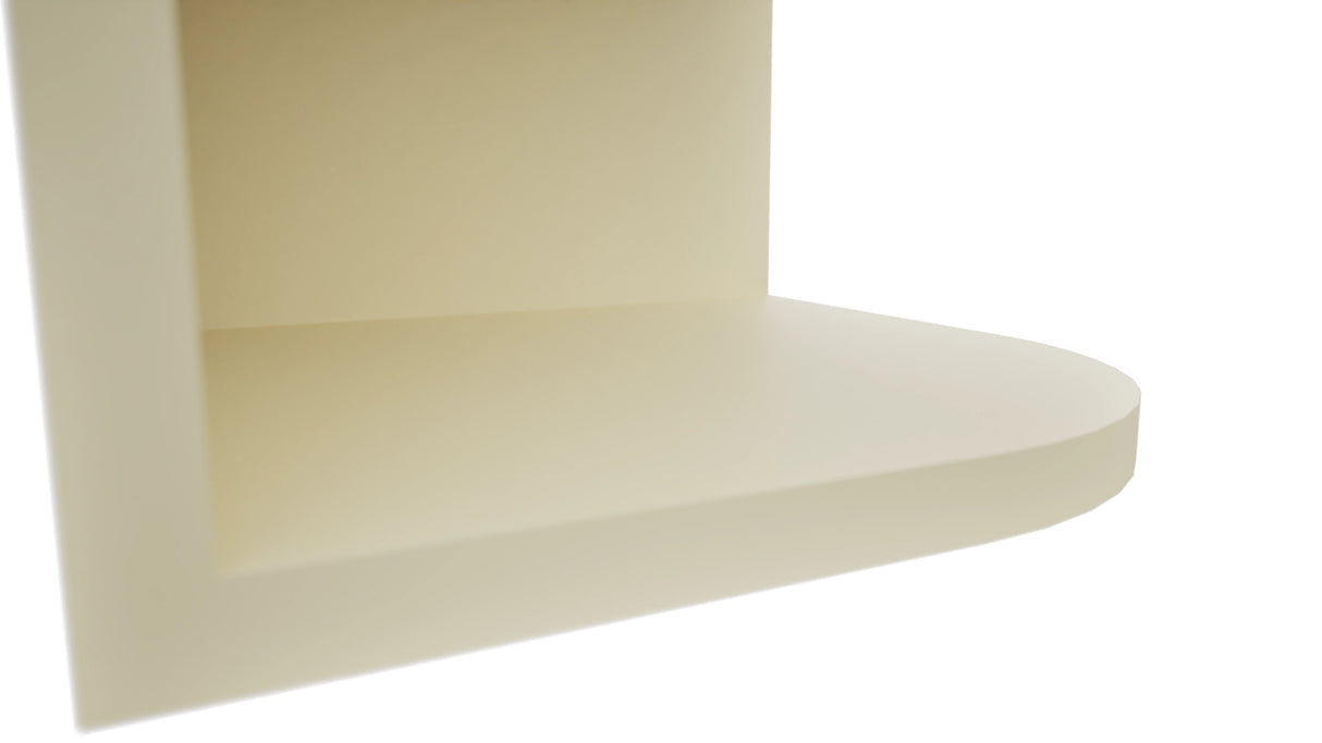 Fabuwood Linen OE1239 Wall Open End Cabinet, Detail View