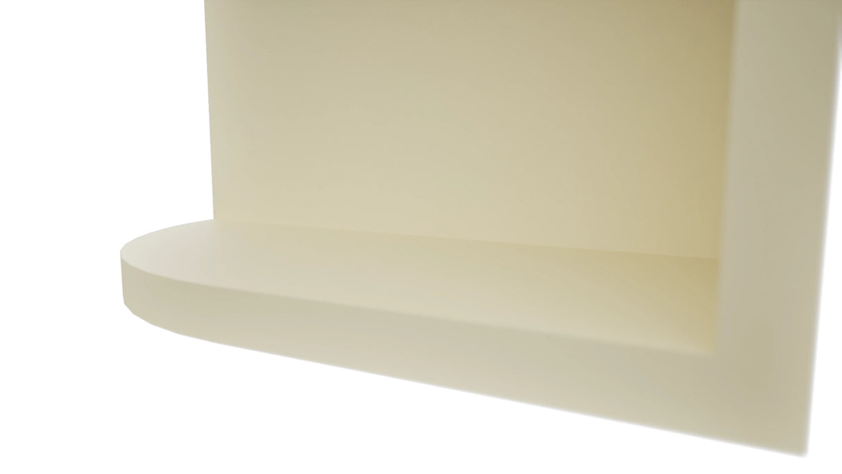 Fabuwood Linen OER639 Wall Open End Cabinet, Detail View