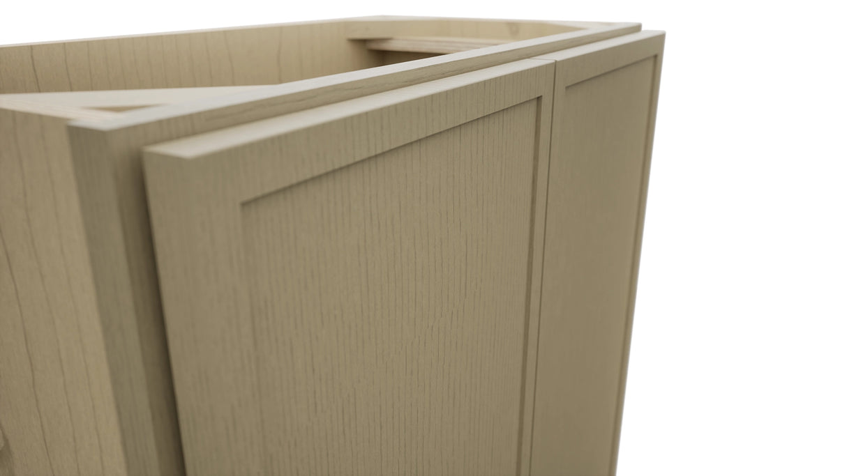 Fabuwood Luna Desert Oak B24FD-12D Base Full Door Cabinet, Detail View