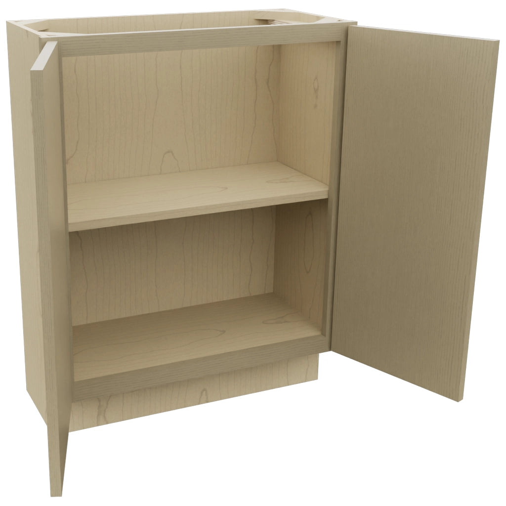Fabuwood Luna Desert Oak B27FD-12D Base Full Door Cabinet, Open View