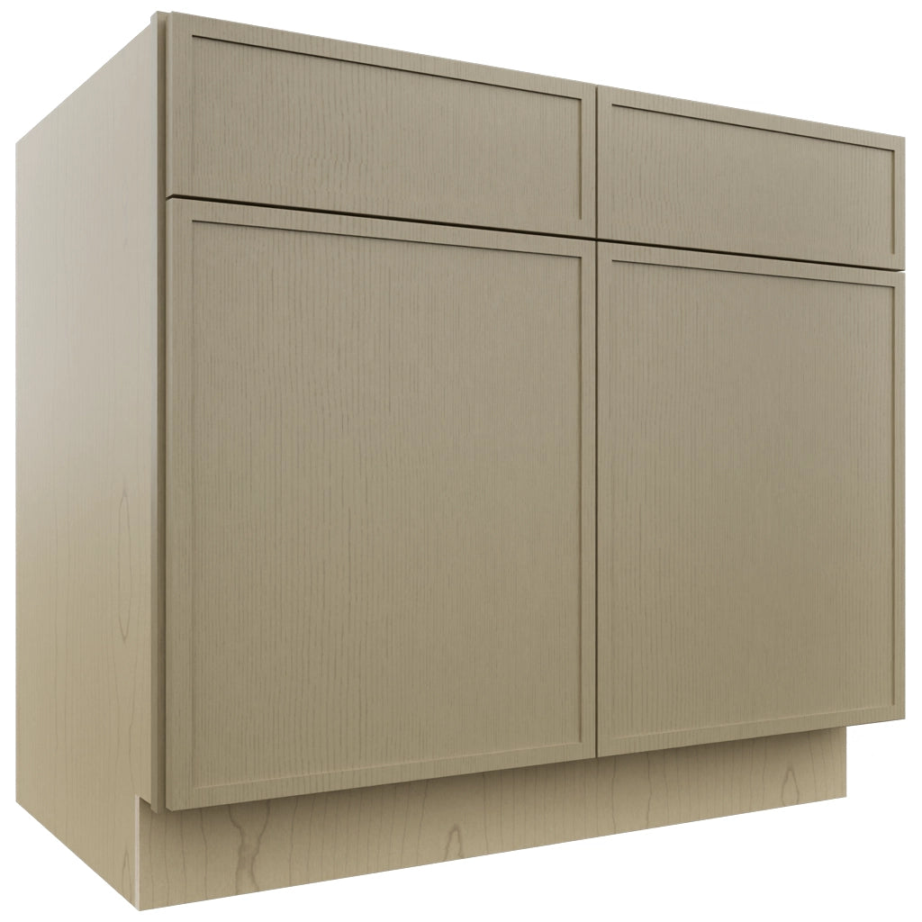 Fabuwood Luna Desert Oak B39 Base Standard Cabinet, Front View