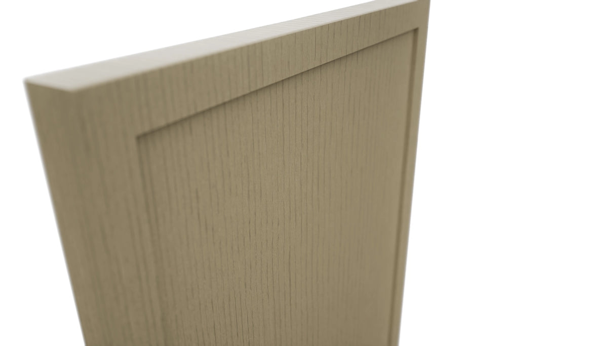 Fabuwood Luna Desert Oak DD W1230 DOOR Panel, Detail View