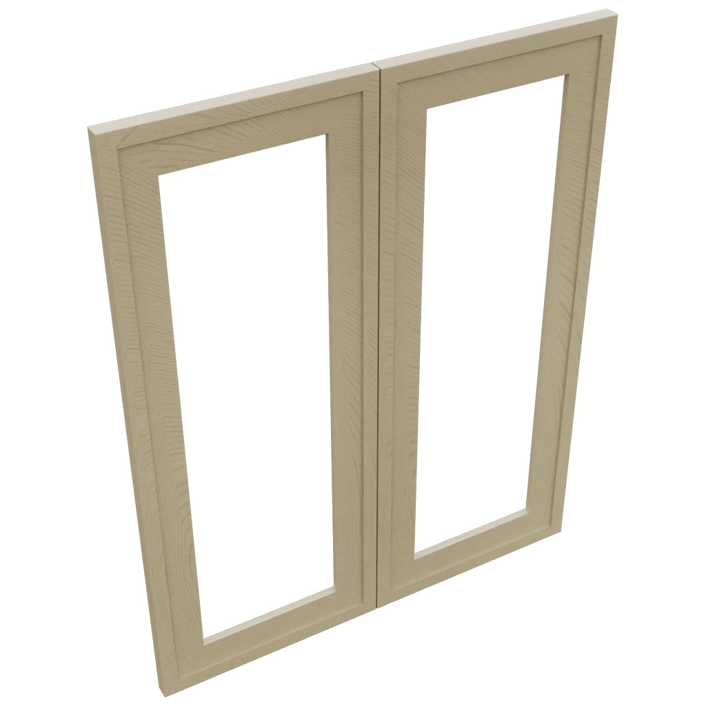 Fabuwood Luna Desert Oak DS DFG2430 Wall Prepped Door, Top View