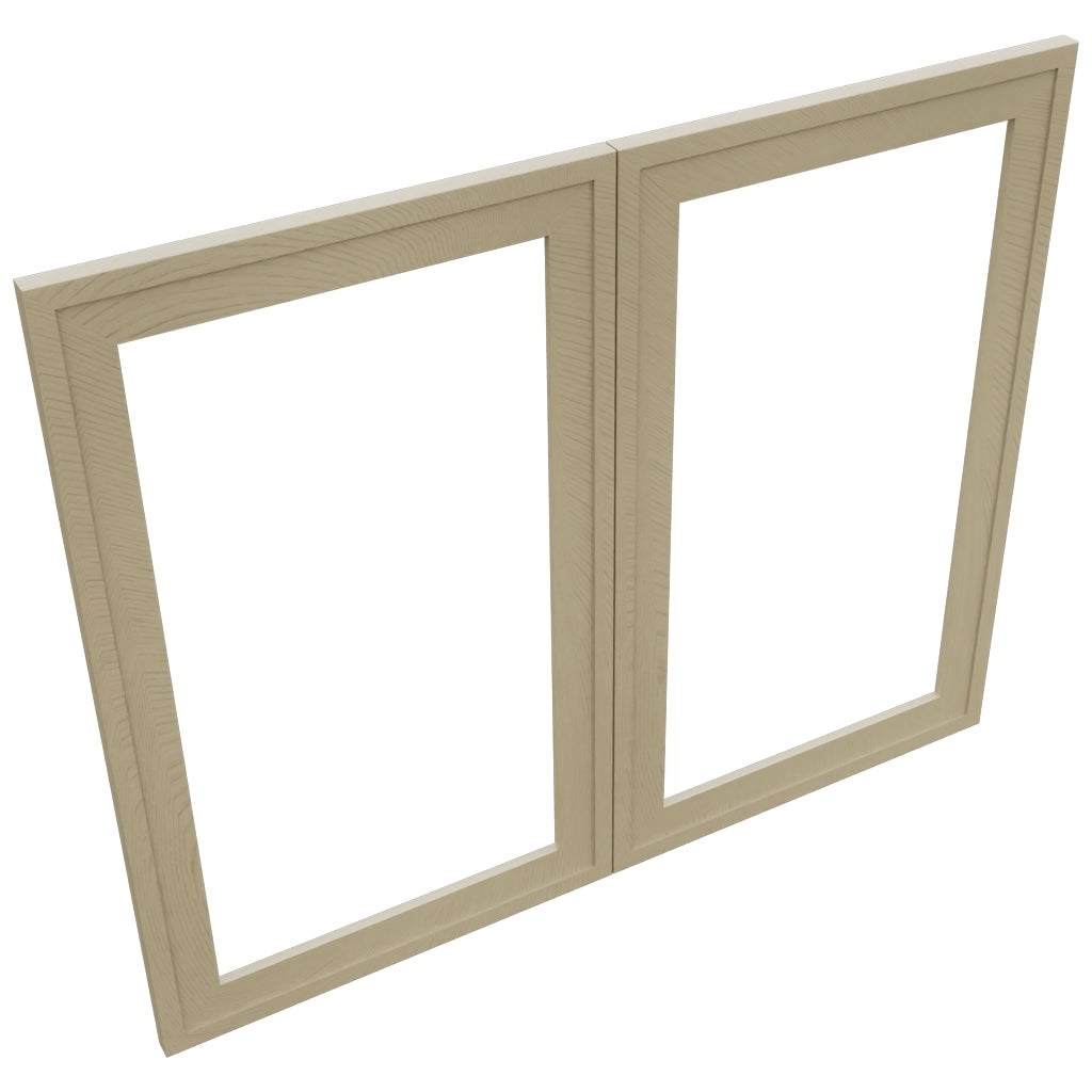 Fabuwood Luna Desert Oak DS DFG3630 Wall Prepped Door, Top View