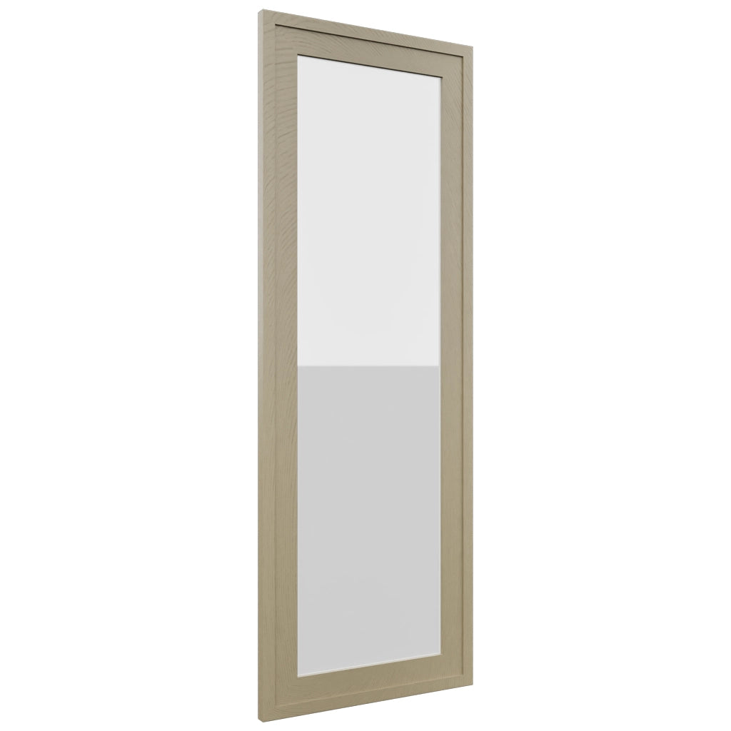 Fabuwood Luna Desert Oak DS GDWDC2442 Wall Glass Door, Front View