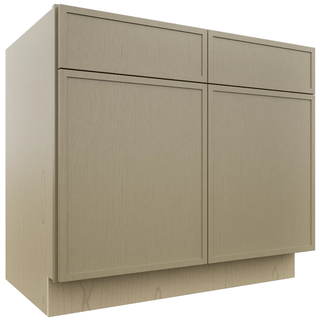 Fabuwood Luna Desert Oak SB39 Base Sink Cabinet, Front View