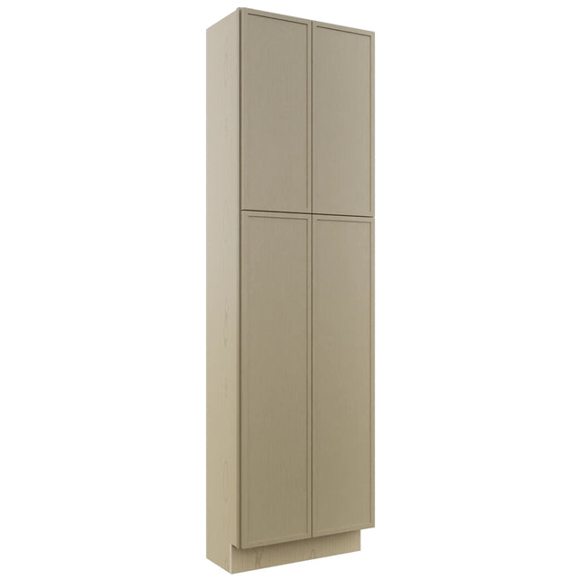 Fabuwood Luna Desert Oak TP241284 Tall Pantry Cabinet, Front View