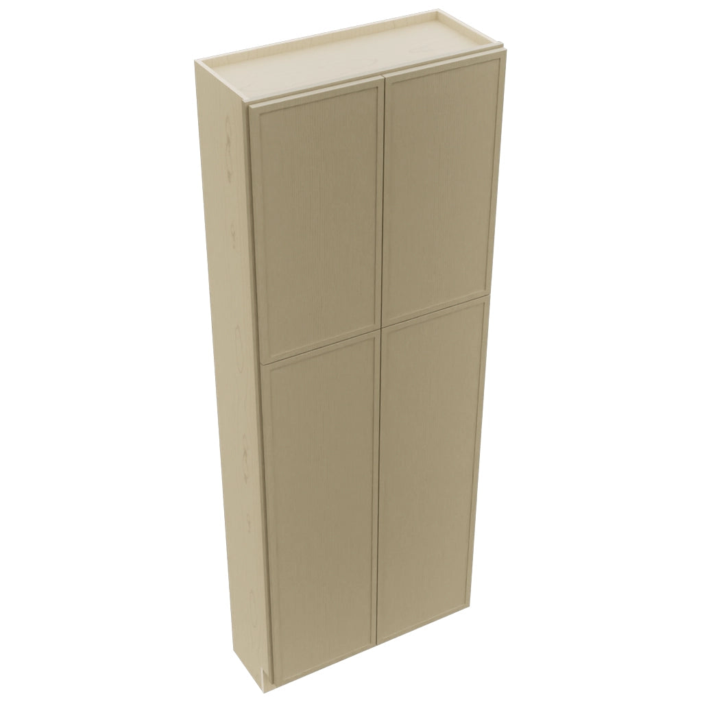 Fabuwood Luna Desert Oak TP301284 Tall Pantry Cabinet, Top View