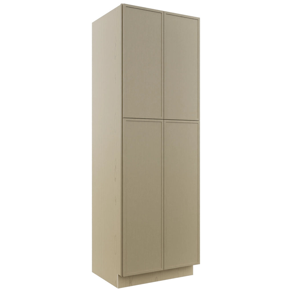 Fabuwood Luna Desert Oak TP302490 Tall Pantry Cabinet, Front View