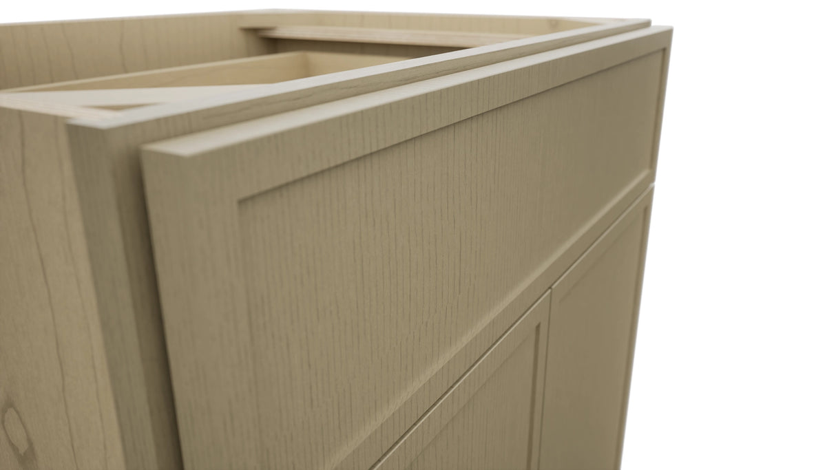 Fabuwood Luna Desert Oak VB27-34 Vanity Base Standard Cabinet, Detail View