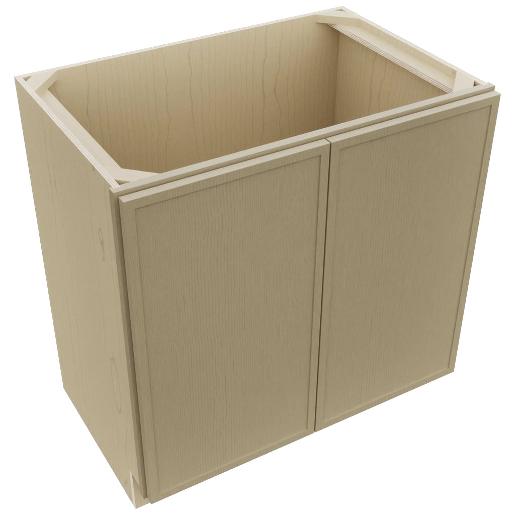 Fabuwood Luna Desert Oak VB33FD Vanity Base Standard Cabinet, Top View