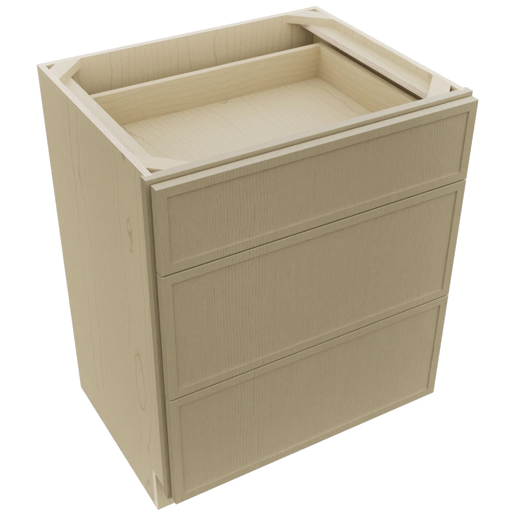 Fabuwood Luna Desert Oak VDB27-34 Vanity Drawer Cabinet, Top View