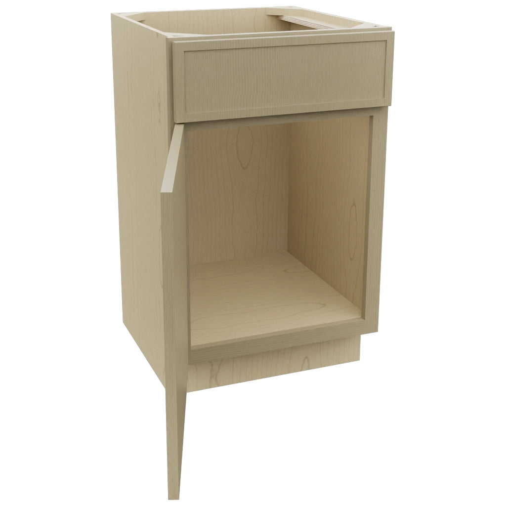 Fabuwood Luna Desert Oak VSB21-34 Vanity Sink Cabinet, Open View