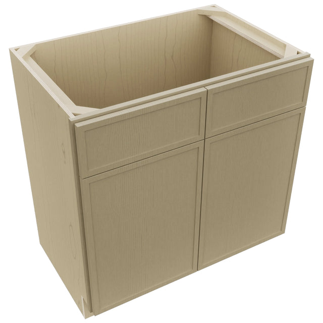 Fabuwood Luna Desert Oak VSB33-34 Vanity Sink Cabinet, Top View