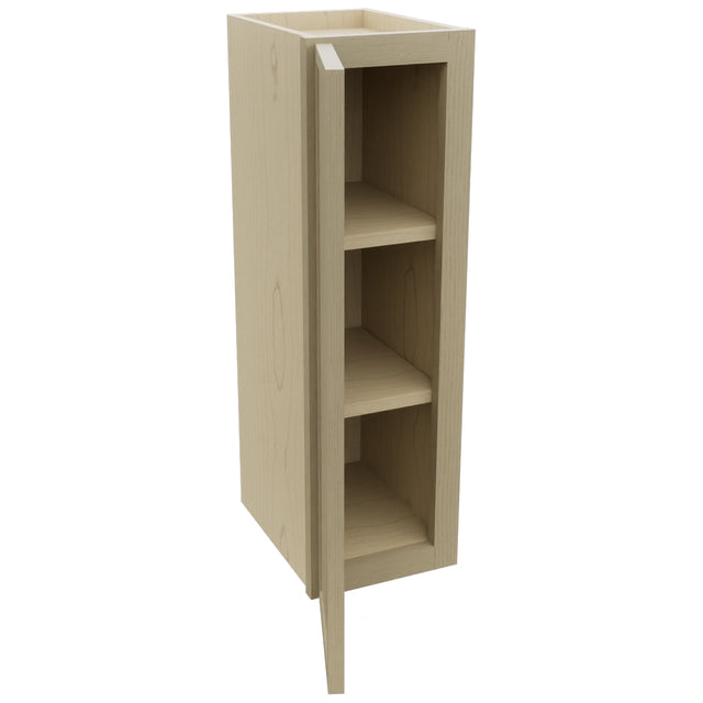 Fabuwood Luna Desert Oak W0930 Wall Standard Cabinet, Open View