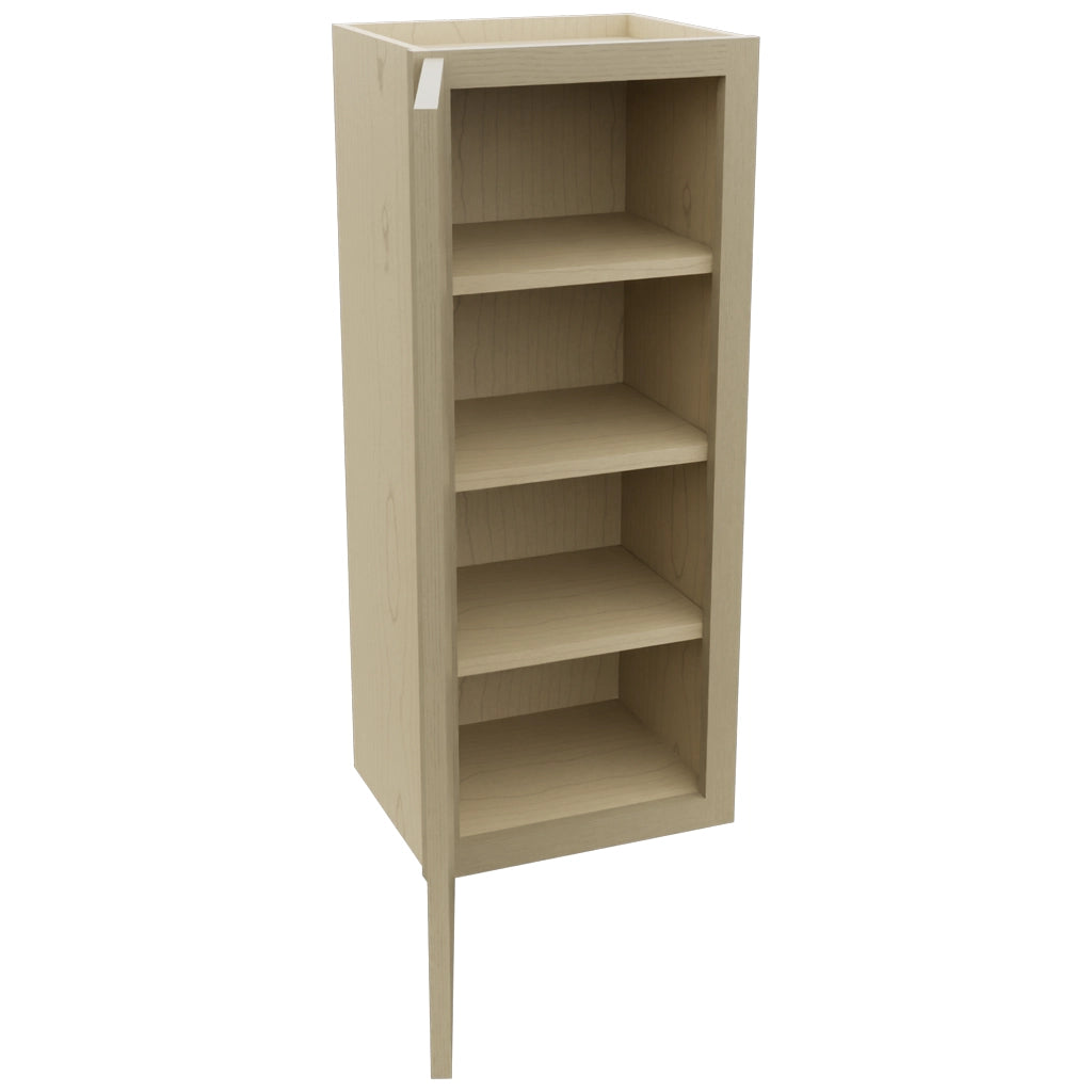 Fabuwood Luna Desert Oak W1536 Wall Standard Cabinet, Open View