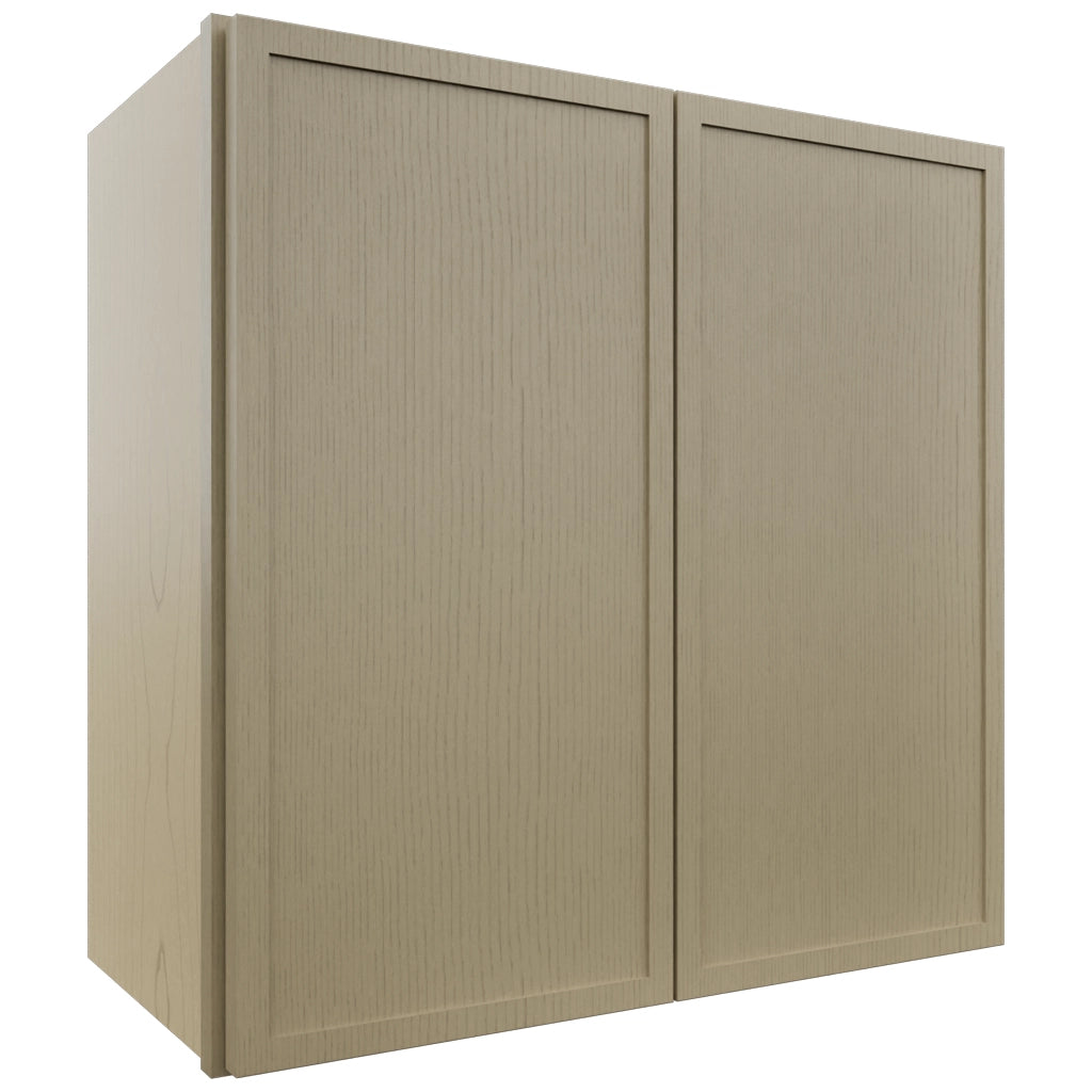 Fabuwood Luna Desert Oak W2424 Wall Standard Cabinet, Front View