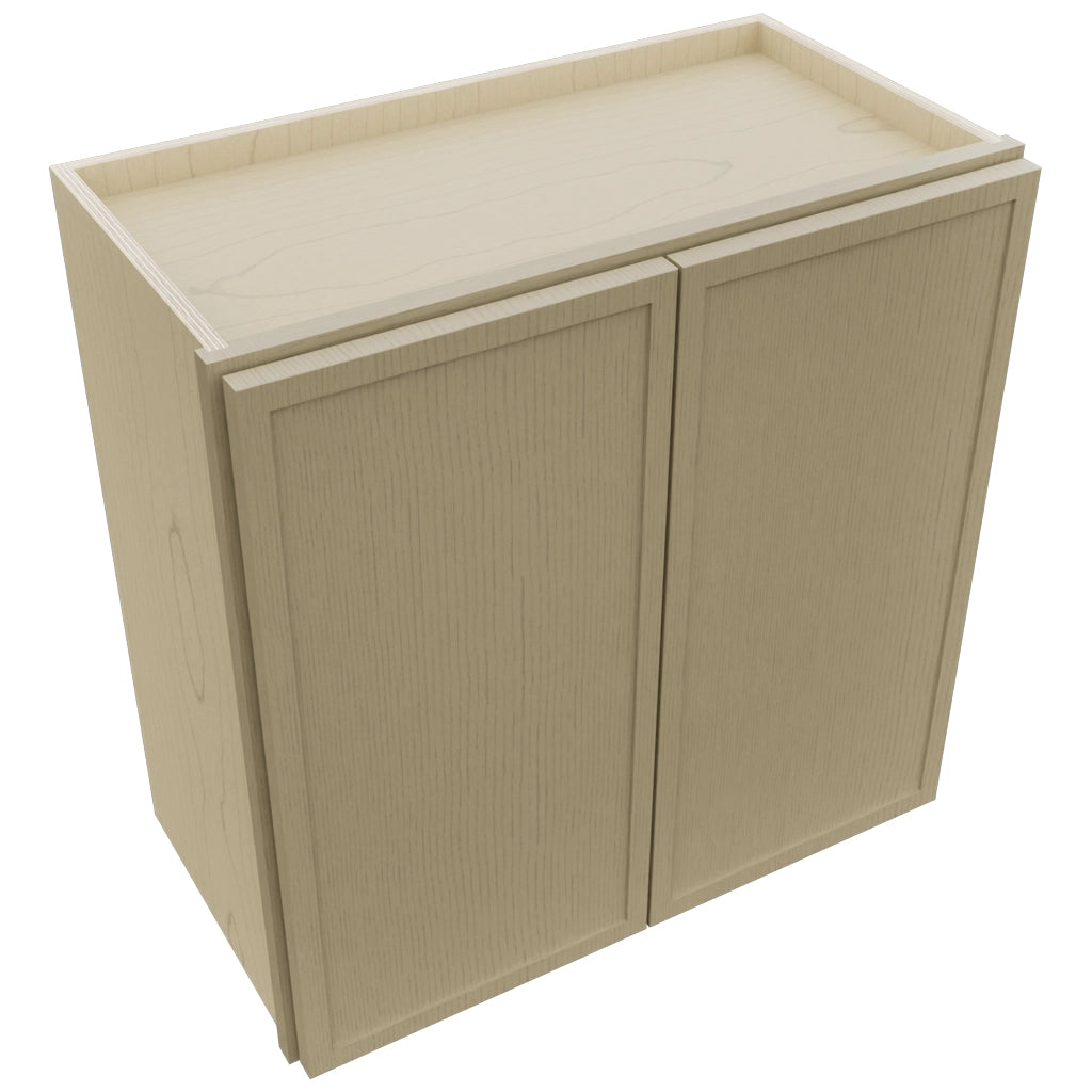 Fabuwood Luna Desert Oak W2424 Wall Standard Cabinet, Top View