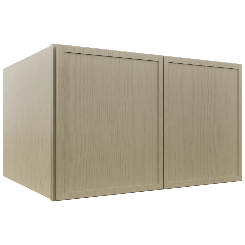 Fabuwood Luna Desert Oak W301824 Wall Deep Cabinet, Front View