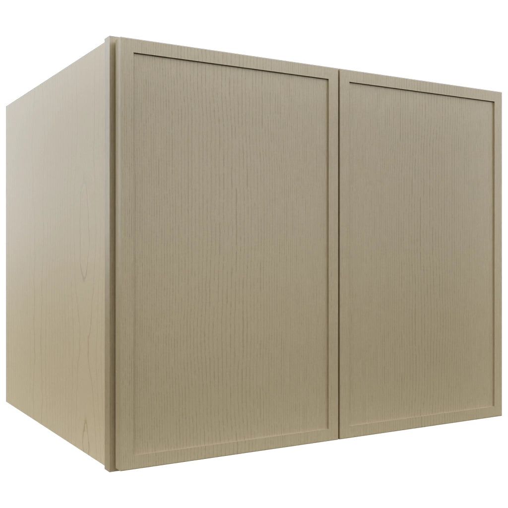 Fabuwood Luna Desert Oak W302424 Wall Deep Cabinet, Front View