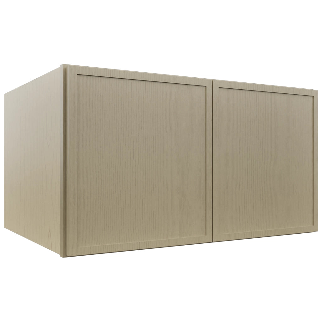 Fabuwood Luna Desert Oak W331824 Wall Deep Cabinet, Front View