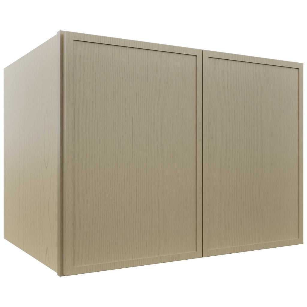 Fabuwood Luna Desert Oak W332424 Wall Deep Cabinet, Front View