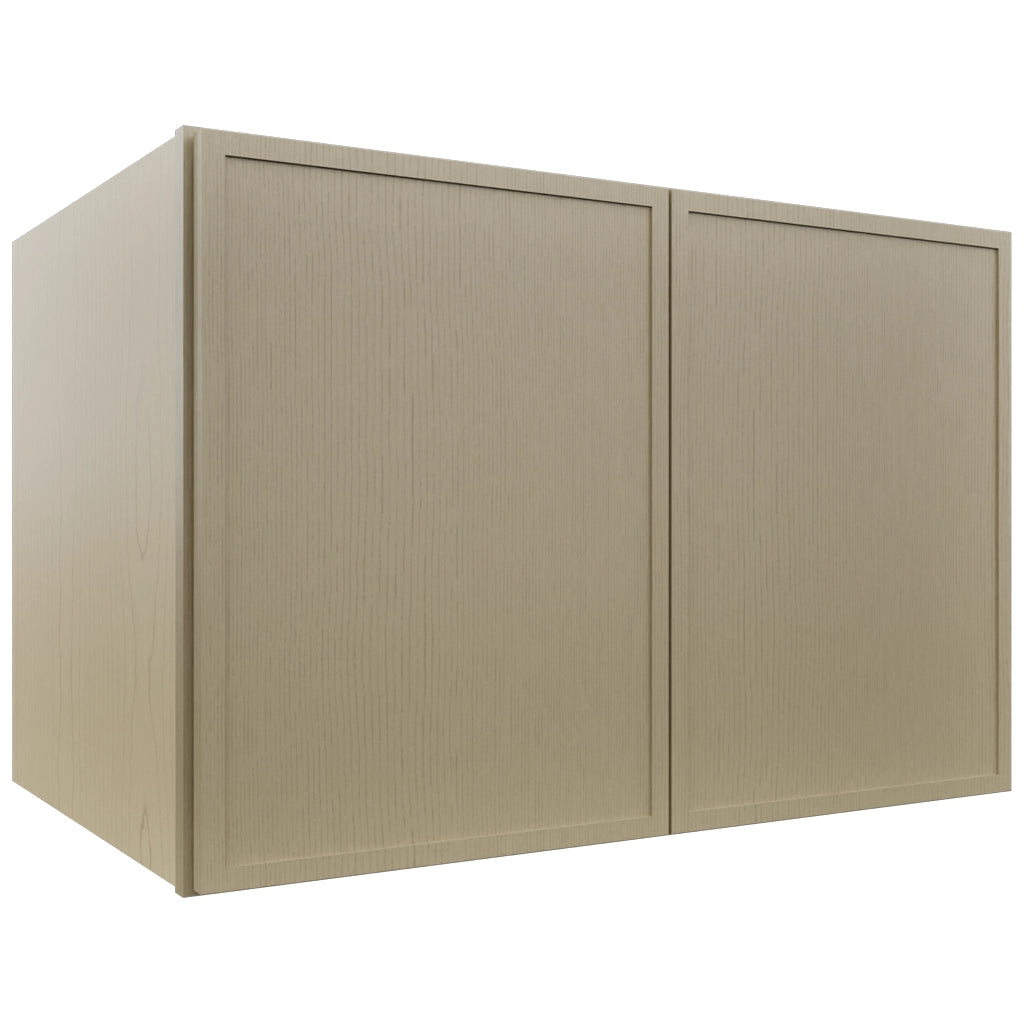 Fabuwood Luna Desert Oak W362424 Wall Deep Cabinet, Front View