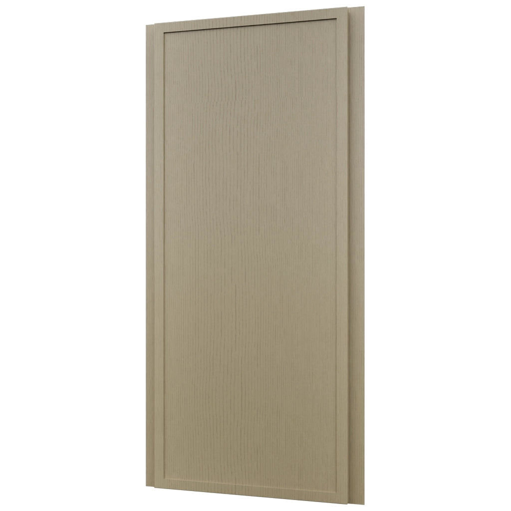 Fabuwood Luna Desert Oak WAE1236 Wall Angle End Cabinet, Front View