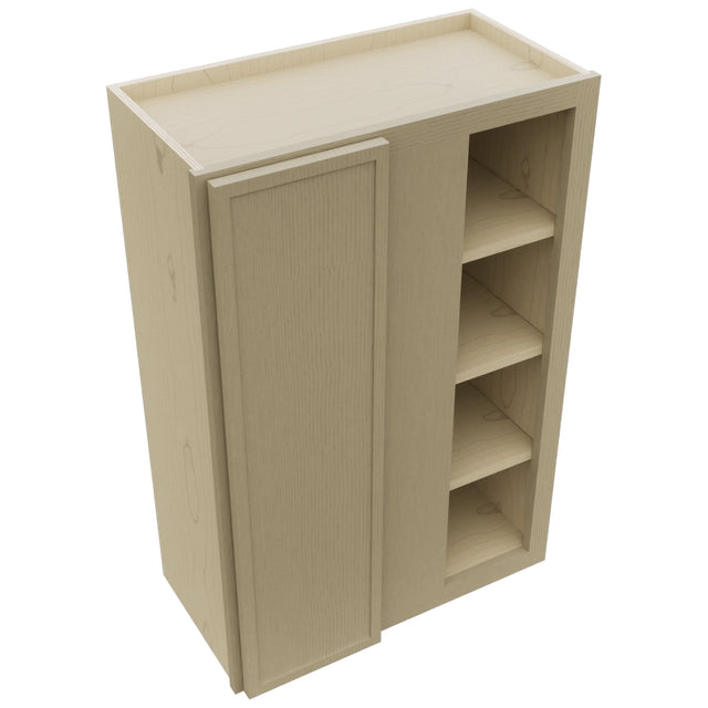 Fabuwood Luna Desert Oak WBC2436 Wall Corner Blind Cabinet, Top View