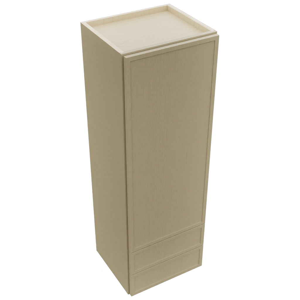 Fabuwood Luna Desert Oak WD1854 Wall Drawer Cabinet, Top View